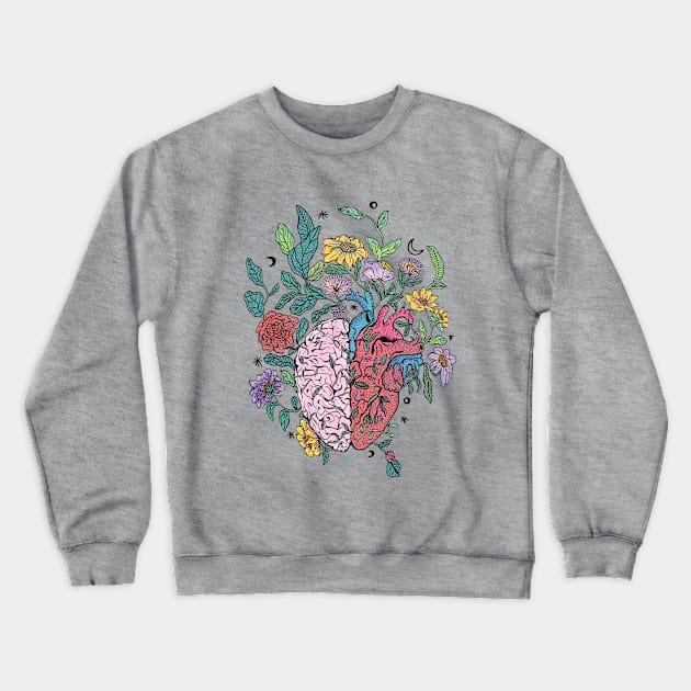 heart Crewneck Sweatshirt by todaviahandmade